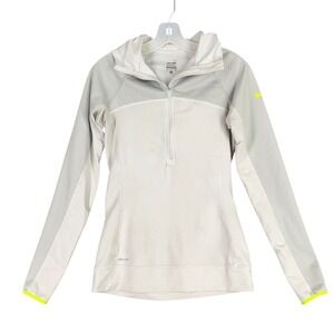 Nike Pro Hooded Pullover Sz S Performance Tech Long Sleeve Workout Top‎